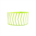 Hi vis elastic reflective safety bands running adjustable armband straps